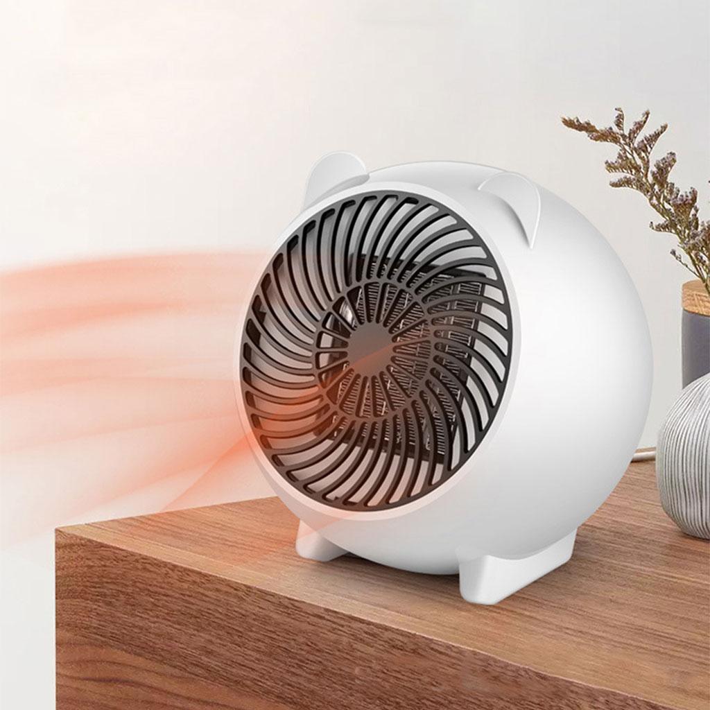 Portable Space Heater Quiet Fast Heating Electric Heater for Home Bedroom Office