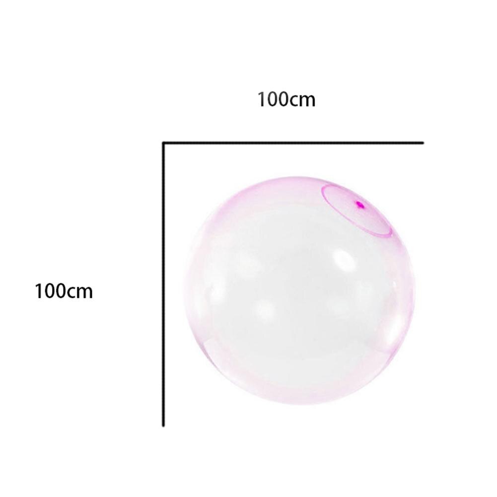 40cm/100cm Gummi blasiert Ball Aufblasbare Wasser Ballon Spielzeug TPR transparent Reißfest freundlicher Ich bin Freien Spielen wasser Spiele Ball