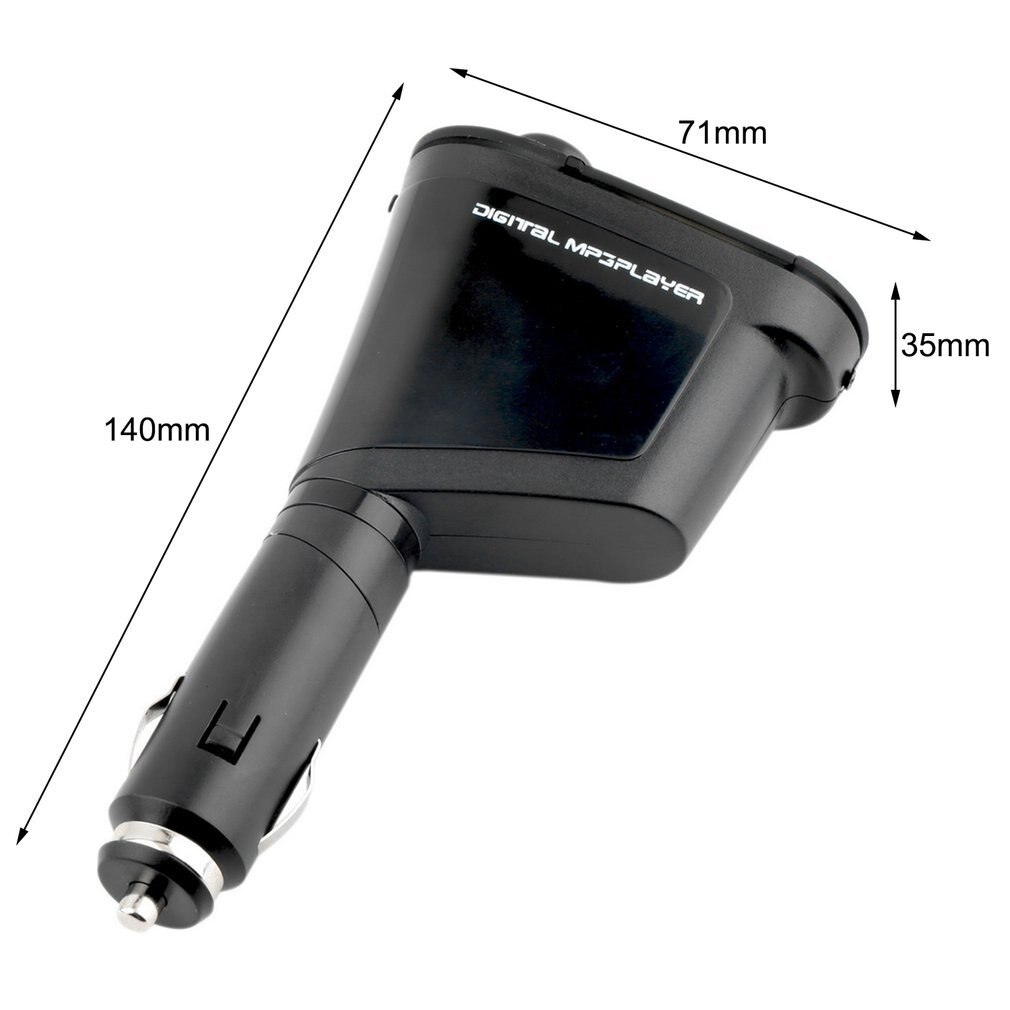 Car MP3 Player with perfect high stereo Wireless FM Transmitter and USB SD MMC Slot 3.5mm with Remote L31122