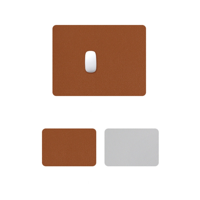 Modern Table Keyboard Mouse Gaming Pad Home Office Desk Accessorie Anti-scratch PU Leather Writing Desk Topper Protector: C 30X25CM