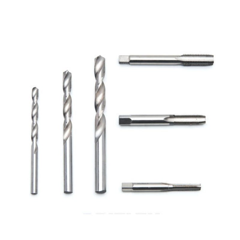 88Pc Thread Repair Kit Set Rethread M6 M8 M10 Damaged Threads Garage Tool