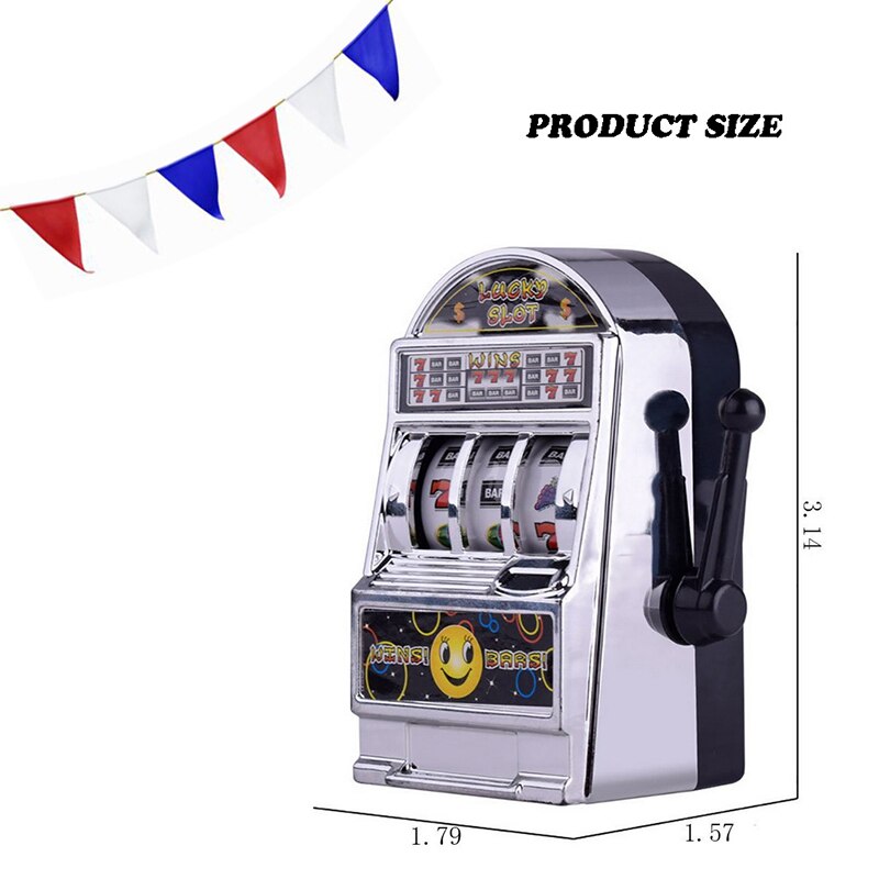 Educational Toy Lucky Jackpot Mini Fruit Slot Machine Game Toy Handheld Games Console Fun Interactive Toys Kids Children