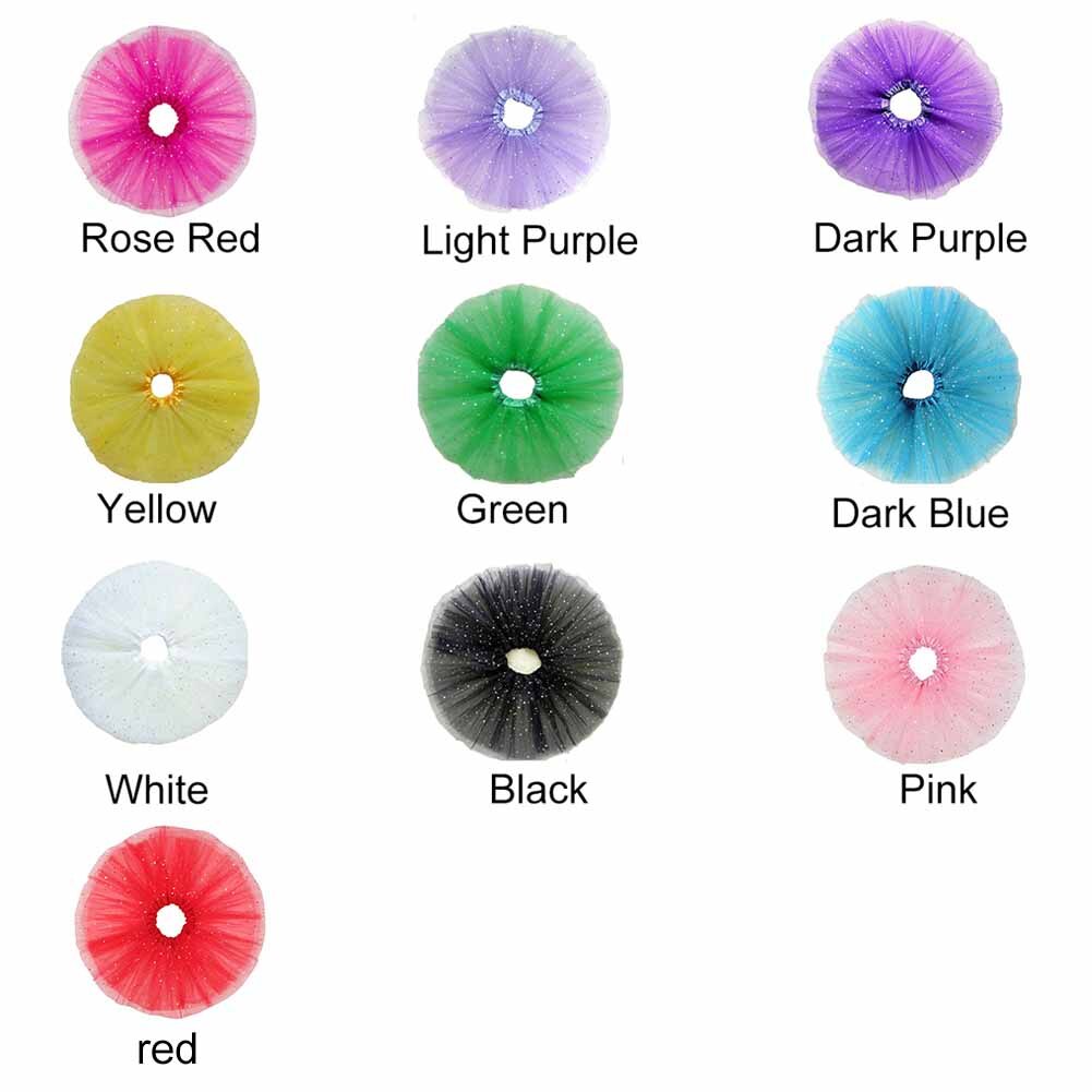 Mignon couleur bonbon bébé enfants filles Sequin Tulle Tutu jupe robe de princesse Costume de fête Ballet Dancewear