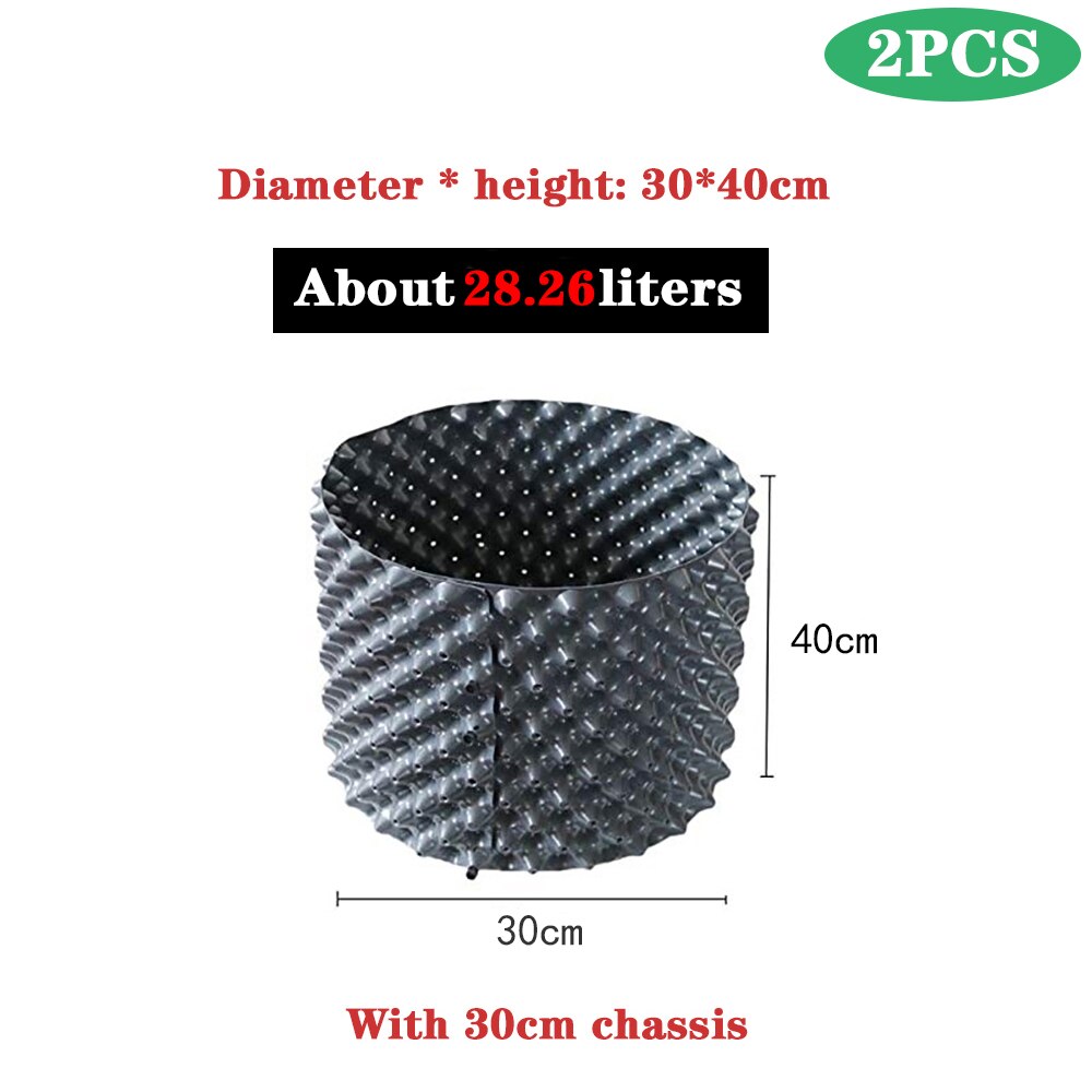 Luftbeskjæringe plante rotkontroll barnehagepotter trener rask råtne vokse container hage tre bonsai transplantasjon verktøy rask nersery potte: D 30 x h 40cm