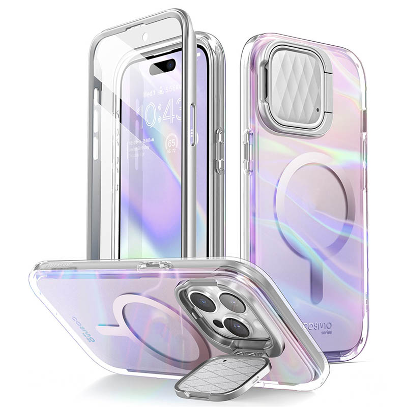 Voor Iphone 15 Pro Case 6.1 "I-BLASON Cosmo Mag Stijlvolle Full-Body Beschermhoes Met Ingebouwde Schermbeschermer Camerahoes