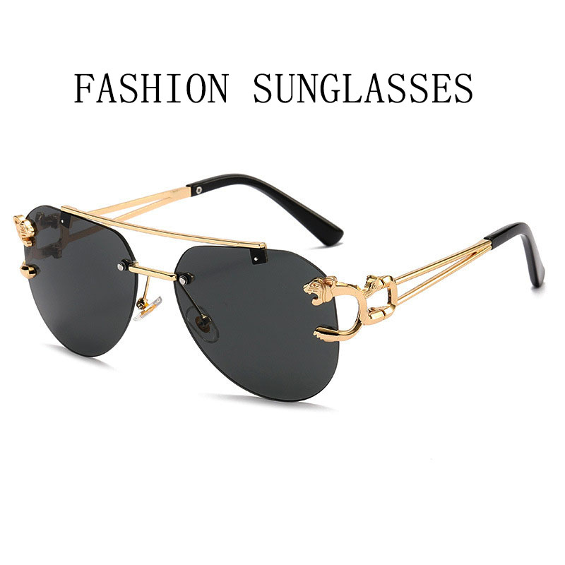 Bezramkowe designerskie okulary przeciwsłoneczne damskie modne luksusowe modne okulary przeciwsłoneczne męskie okulary w stylu vintage Lentes De Sol Mujer Lunette Soleil Femme
