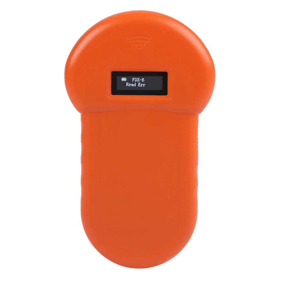 Czytnik identyfikatorów zwierząt Chip cyfrowy skaner USB akumulator Microchip ręczna identyfikacja ogólna aplikacja dla psa kota: orange