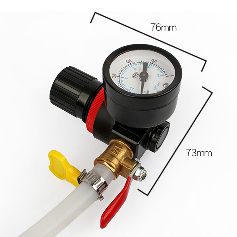 ! Water Tank Leak Detector Cooling Radiator Pressure Leak Tester Fuel Tank Detector For Car Leak Test Instrument Meter