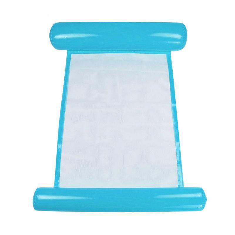 piscina Colchón inflable plegable de PVC para piscina, hamaca de agua, colchón de aire, cama para deportes acuáticos de playa, tumbona: TYPE 8