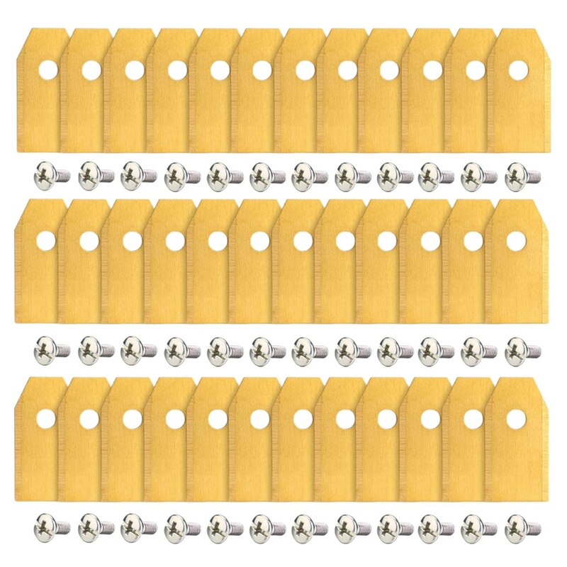 Lawn Mower Blade 36 Pcs Replacement Blades, Stainless Steel Mower Blade for Garden and Husqvarna Automower