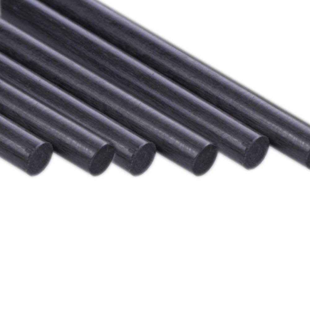 5pcs Carbon Fiber Rod Dia 1mm 2mm 3mm 4mm 5mm 6mm 7mm 8mm 10mm 11mm 12mm Length 500mm 3 Fibra de carbono