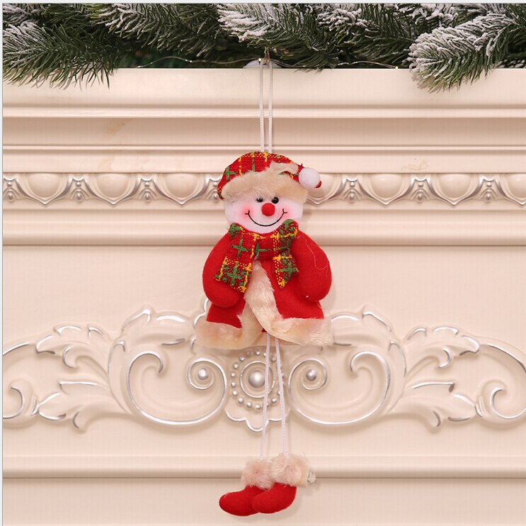 Kerst Ornamenten Leuke Welkom Santa Sneeuwpop Xmas Deur Opknoping Decoratie Ons: B