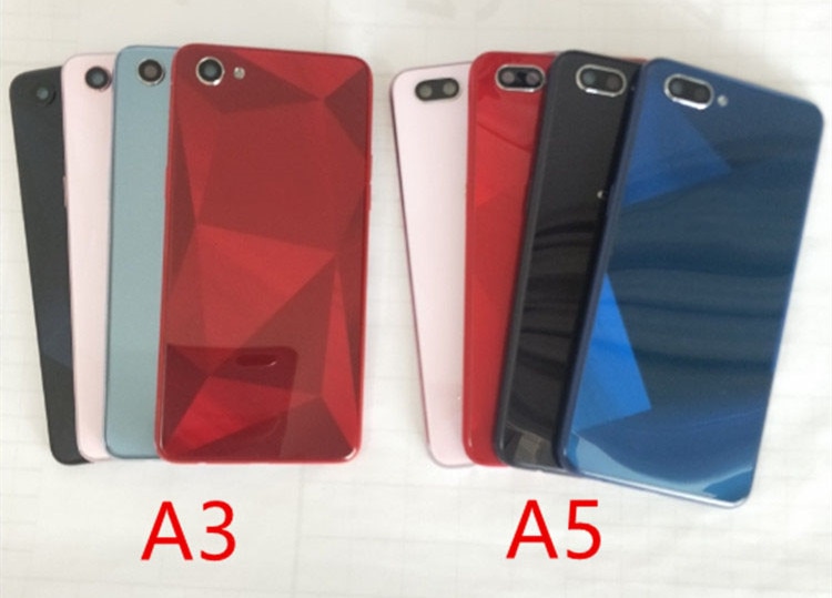 for Oppo A5 / A3s battery housing phone case with mid frame back cover +FOR oppo A5 middle frame replacement parts