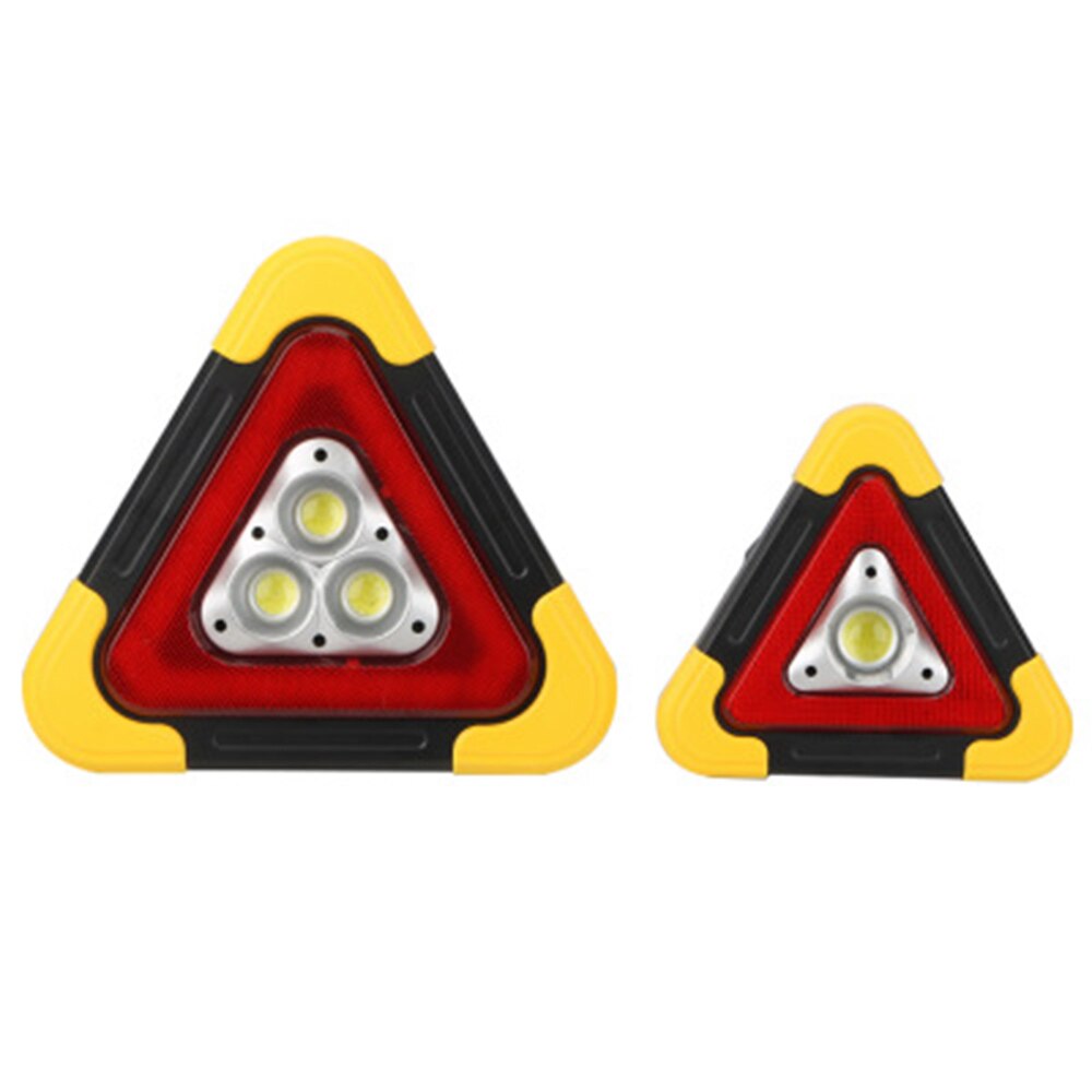 Portable Driehoek Waarschuwing Teken Driehoek Auto Led Verlichting Road Veiligheid Emergency Afbraak Alarm Lamp Draagbare Knipperlicht