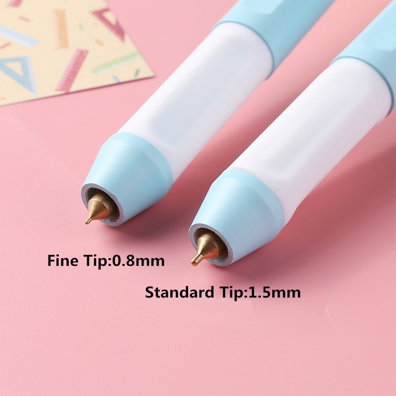 Juego de bolígrafo de lámina térmica, tarjeta de álbum de recortes resistente al calor alimentada por USB, herramientas de bricolaje de escritura brillante, 0,8mm/1,5mm,