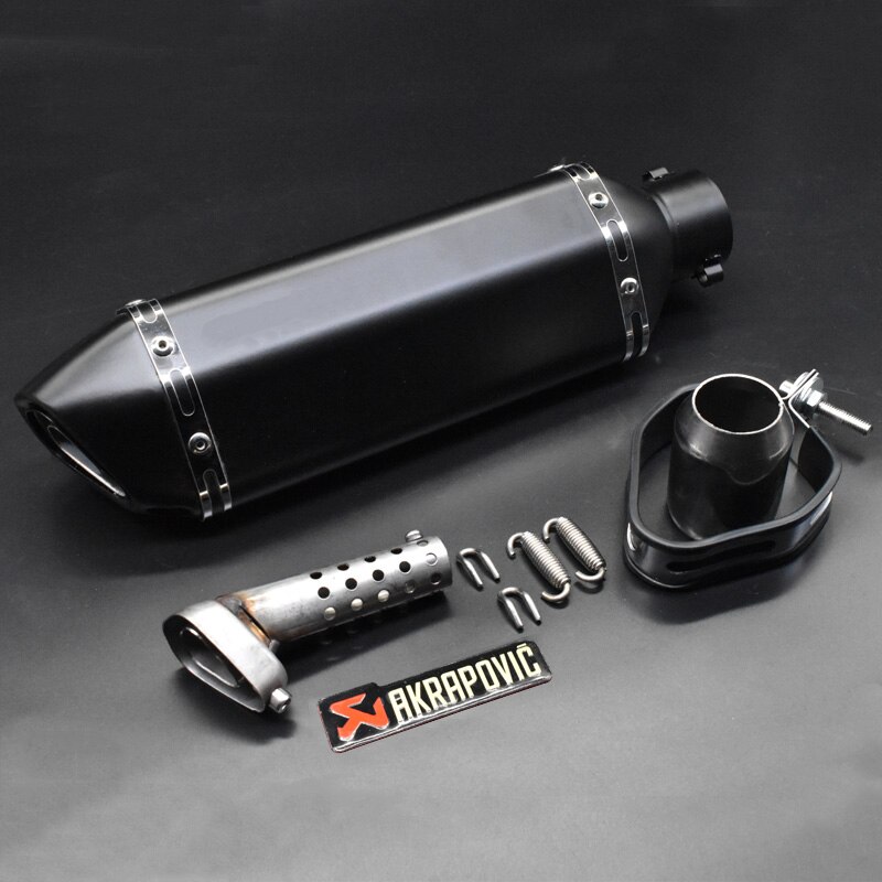 Universele voor akrapovic moto rcycle uitlaat escape moto met db killer Uitlaat Systemen voor honda benelli msx125 nmax EP01: stickers E