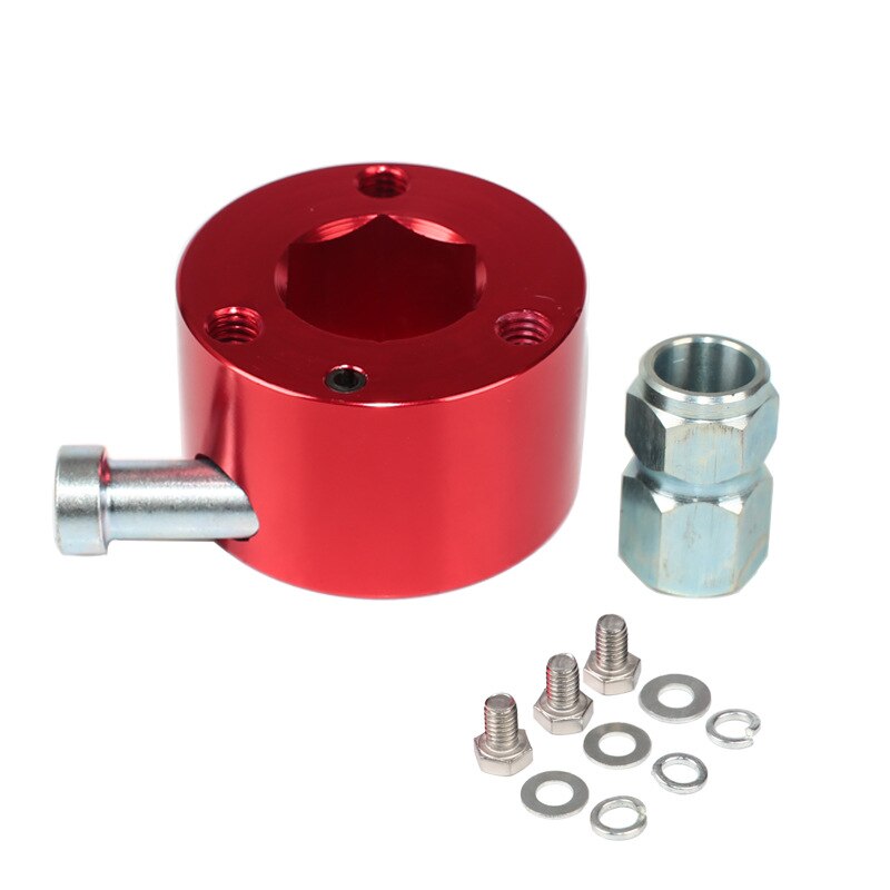 Steering Wheel Quick Release Disconnect Hub 3/4" Shaft Size: Red