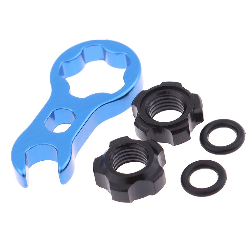 Road Mountain Bike Bicycle Gas Air Nozzle Tire Presta Valve Core Nut Screw With Installation Wrench Presta Extension Rod