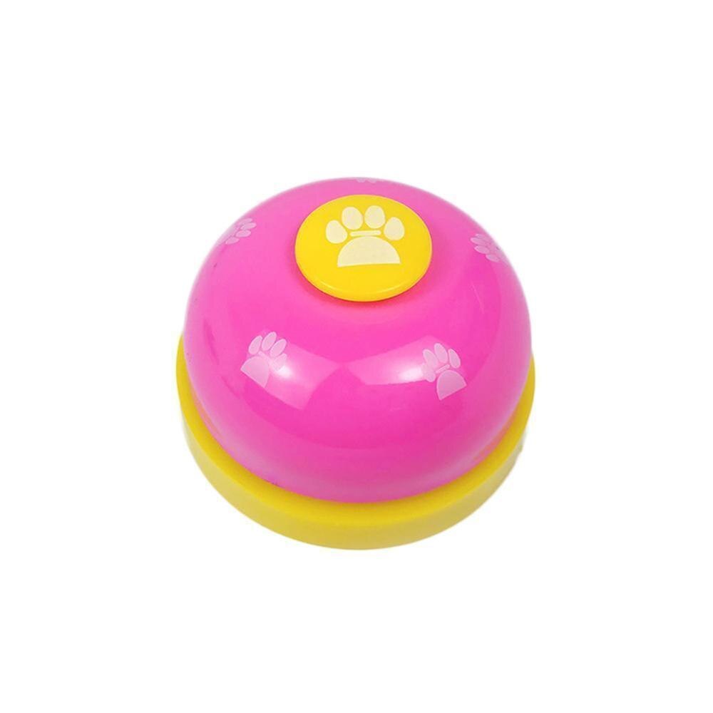 1Pcs Pet Bell Supplies Trainer Bells Training Dogs Training Dog Cat Dog Toys High Equipment Trai D5L7: Pink