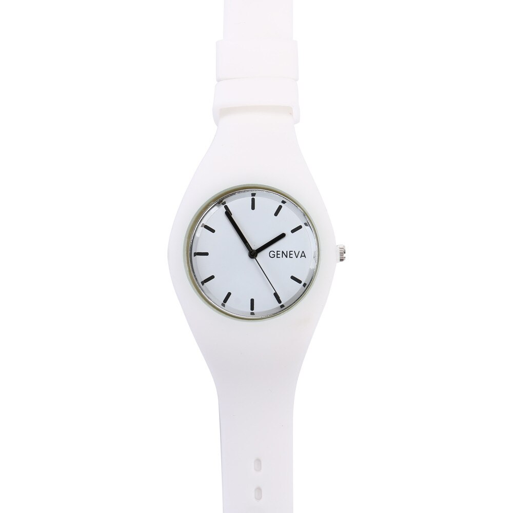 Durable Watch Womens Leisure Sports For Chirdren Sports Watch Candy-colored Jelly Watch 12 Colors Silicone Strap Leisure Watch