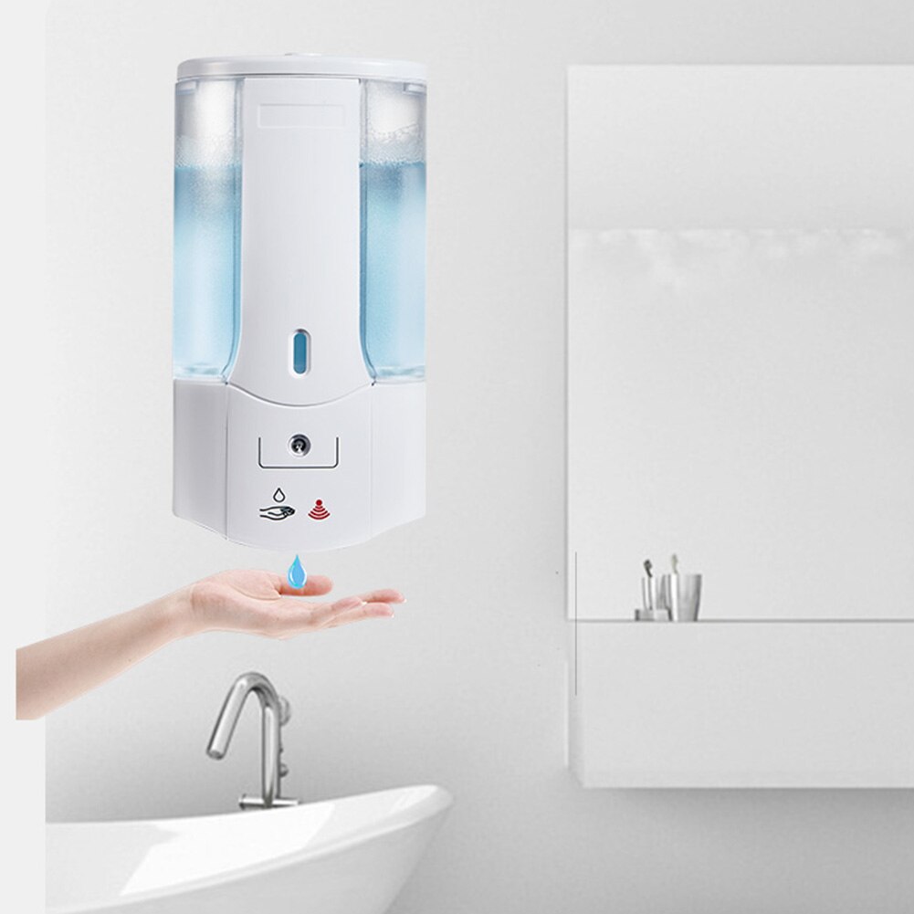 Smart Sensor Hand Washing Container Automatic Liquid Soap Dispenser Wall Mounted Shampoo Lotion Shower Gel Foam Bottles