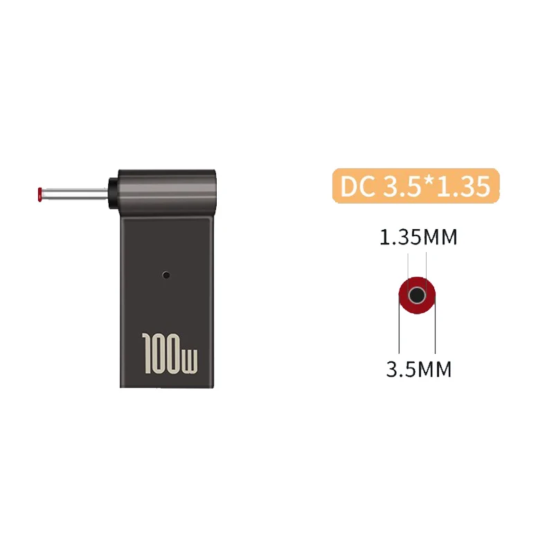 ​100W USB Type C Fast Charging Adapter Plug Connector Universal USB C Laptop Charger Converter for Dell Asus Hp Acer Lenovo