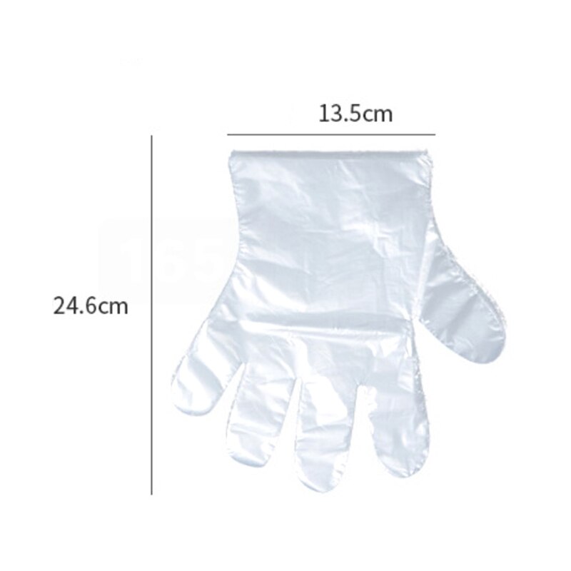 100/200 stuks wegwerphandschoenen voor voedsel, plastic handschoenen voor restaurants