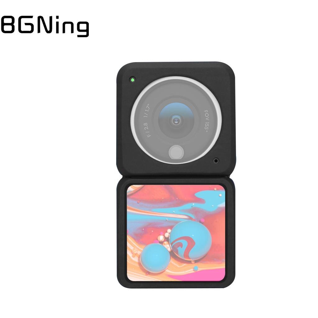 Custodia protettiva in Silicone BGNing custodia protettiva per fotocamera sportiva a copertura totale custodia magnetica antigraffio per DJI Action 2 Action2