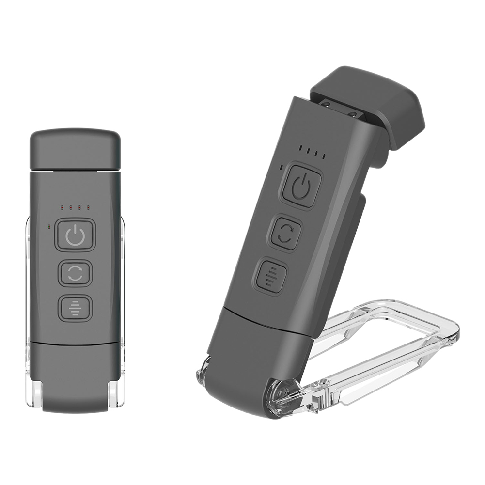 Usb-oppladbar mini-nattlampe øyebeskyttelse bærbar klips skrivebordslampe 500 mah bokleselampe justerbar lysstyrke 15 gir: Rød