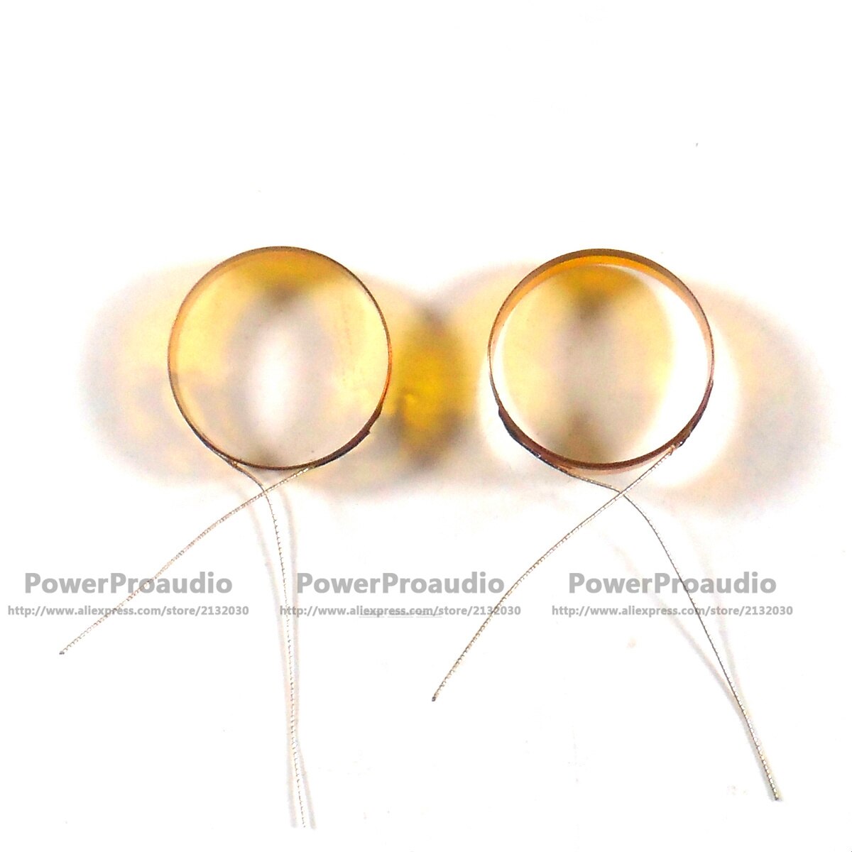 10pcs 19mm (19.43mm) diaphragm dome KAPTON Tweeters voice coil 4Ohm lead wire same Direction