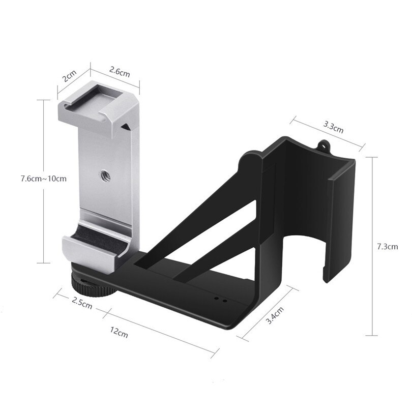 Smartphone Mount for DJI OSMO Pocket Gimbal - Plastic Handheld Holder - Non-Slip Grip