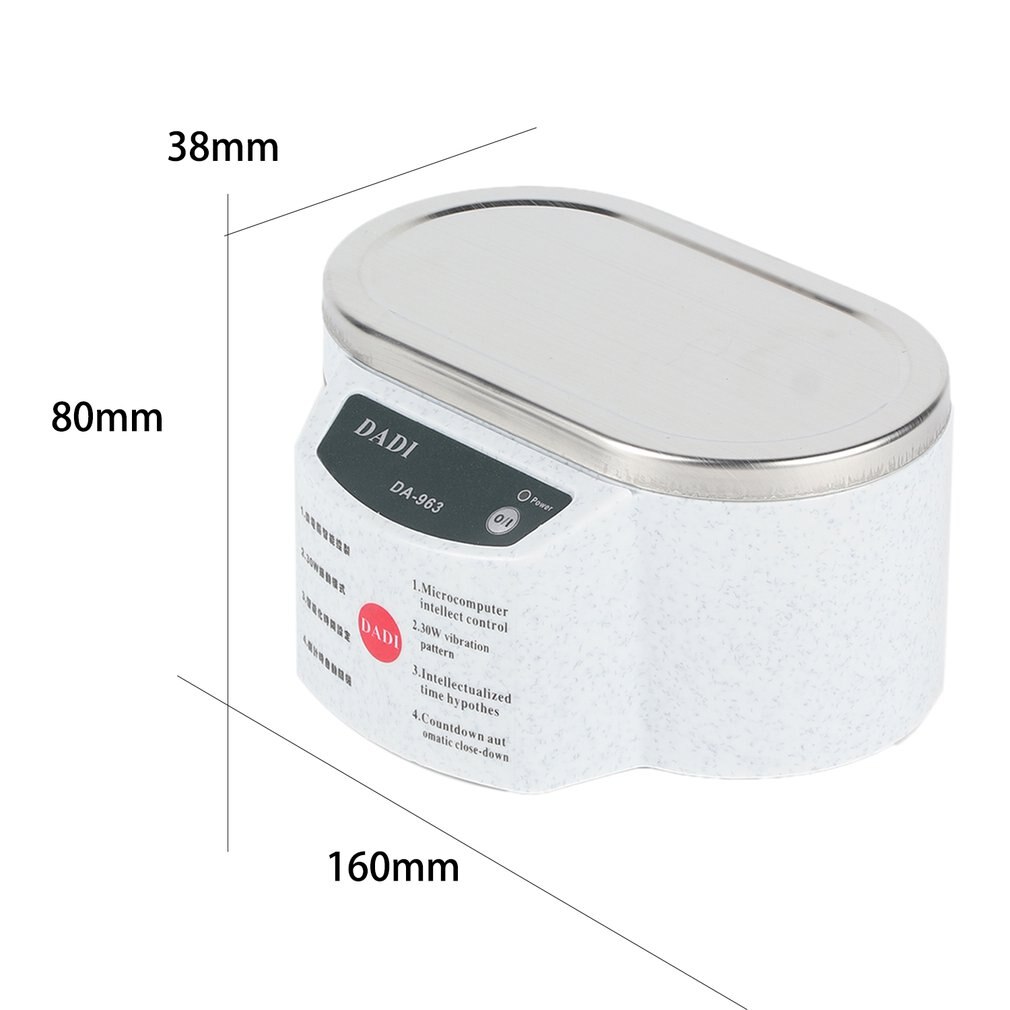 30W 50W Mini Ultrasonic Cleaner Bath For Cleaning Necklace Glasses Board 963
