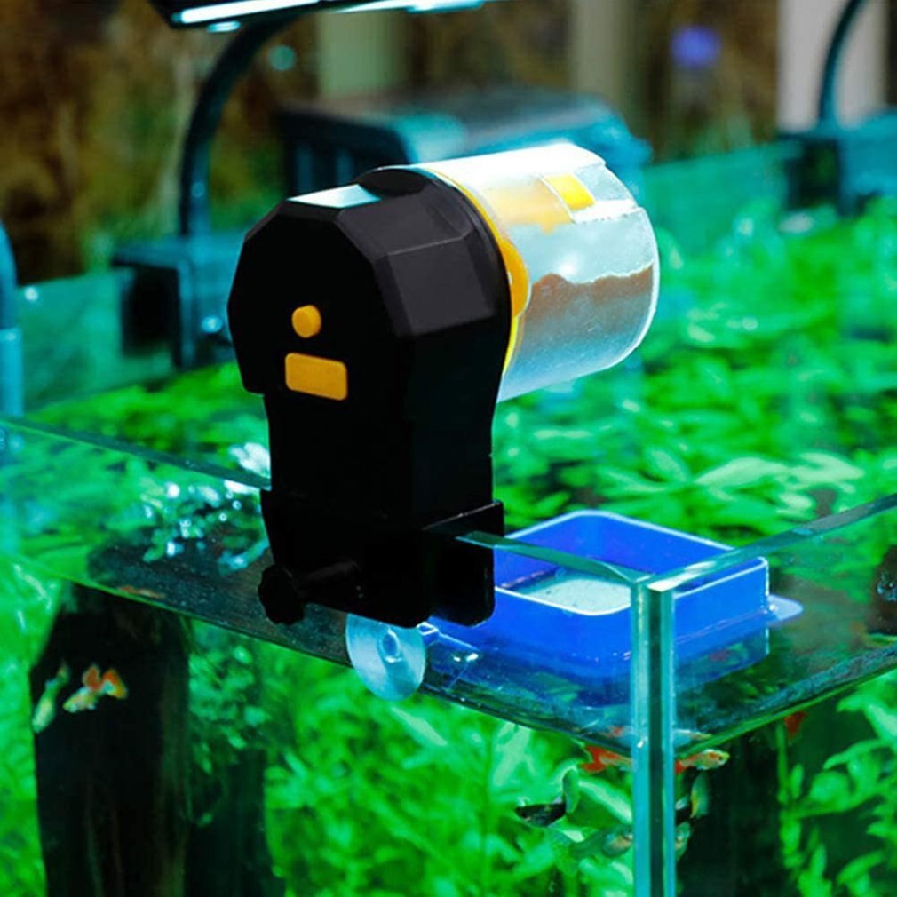Automatic Fish Feeder Moisture-proof Electric Fish Feeder Intelligent Timing For Vacation Aquarium