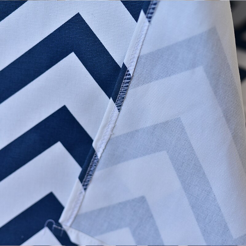 Marineblauwe zigzag huisdier tipi tent katten tipi tent zonder kussen