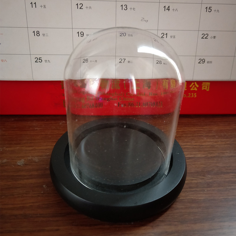 Kleine Maat 7*9Cm Black Base Glass Dome Woondecoratie Diameter = 7Cm Heigt = 9Cm glas Cover Diy Vriend Bruiloft Props