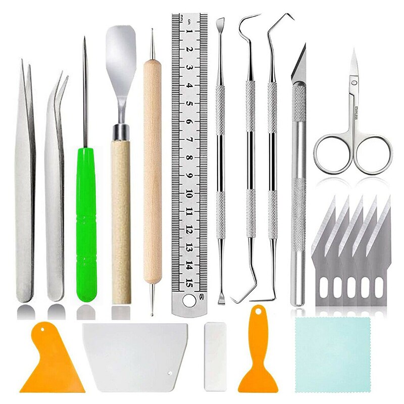 22pcs Cricut Scrapbooking Tools Set Craft Basic Supplies for Home School