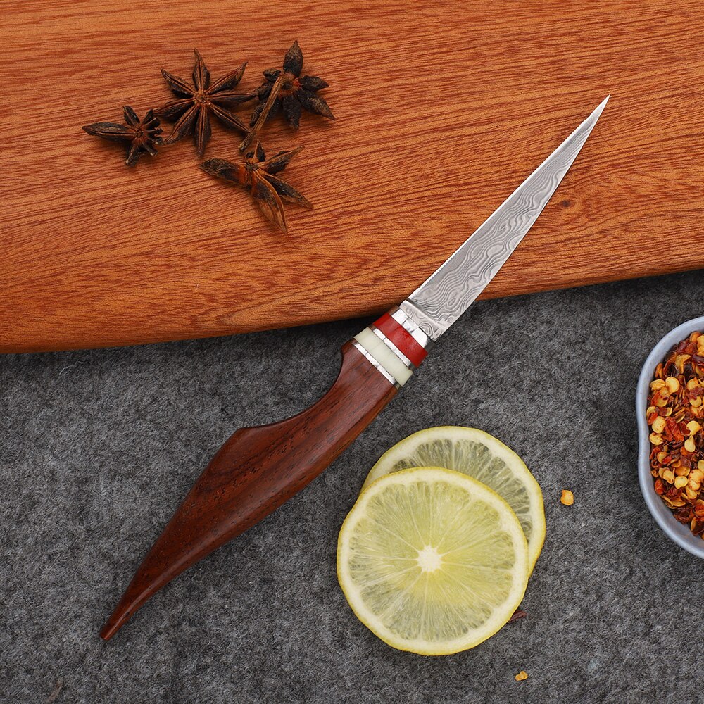 Handmade Chef VG10 Damascus Steel Plate Multifunctional Kitchen Carving