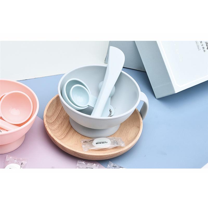 1 Set Diy Masker Kom Schoonheid Masker Kom Gereedschap Set Gezichtsverzorging Diy Masker Gereedschap Set Silica Bar Gauge diy Masker Korrels Set