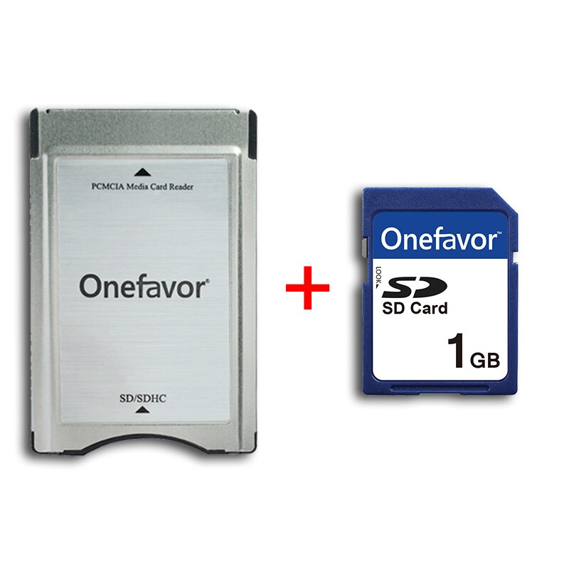 1 Gb 2 Gb 4 Gb 8 Gb Geheugenkaart Met Adapter Onefavor Pcmcia Sd Kaartlezer Voor Mercedes Benz MP3 Geheugen: Adapter and 1G Card