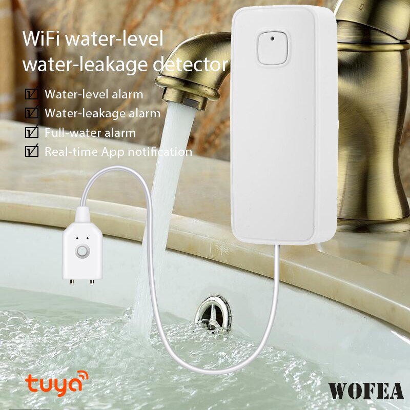 Tuya – système intelligent de contrôle de l'eau, alarme de fuite d'eau, arrêt automatique, Valve à bille, avec contrôleur intelligent, application WIFI et Bluetooth