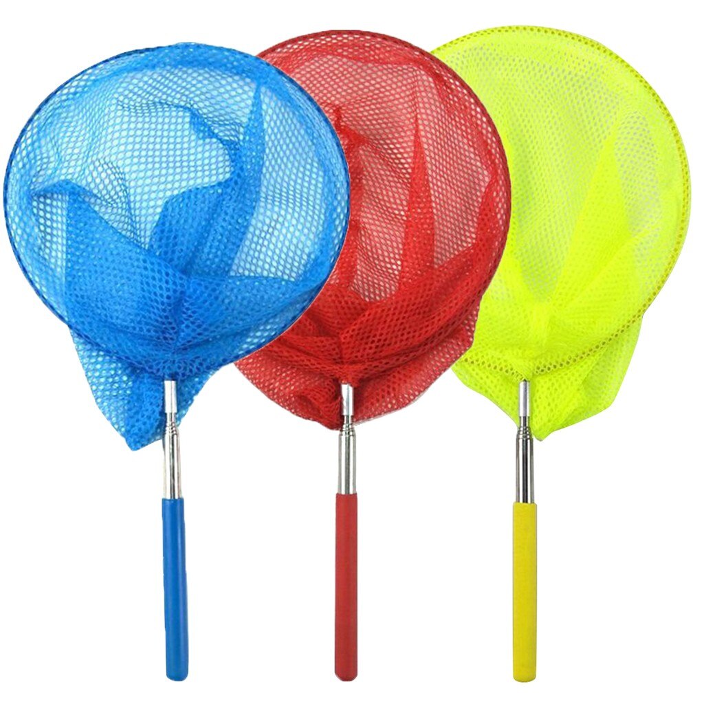 Fishing Landing Net Tool Lightweight Aluminum Alloy Retractable Foldable Fish Net Boat Fish Net Kids Catching Butterflies Tool