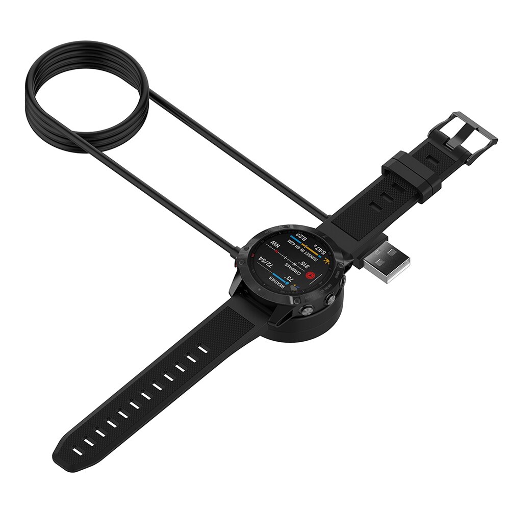 1m USB Charging Cable Dock Charger For Garmin Fenix 7 6 6S 6X 5 5S 5X Venu Vivoactive 3 4 Forerunner 45 55 245 645 745 935 945