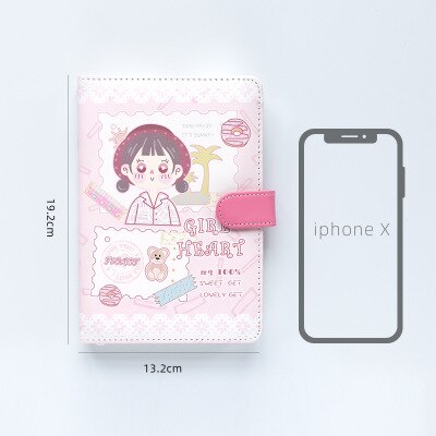 365 planificateur carnet planificateur organisateur agenda agenda Journal quotidien Plan balle Journal Record vie papeterie: girl pink