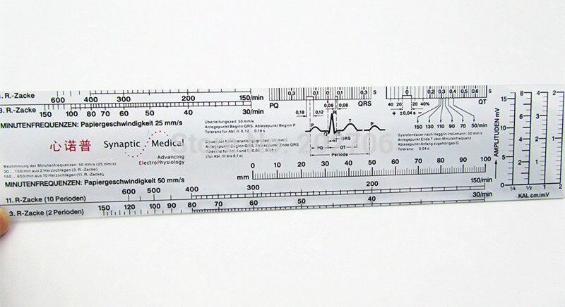 200mm 8 tums ekg linjal ekg goniometer lager varor billigaste pris 20 st/lot