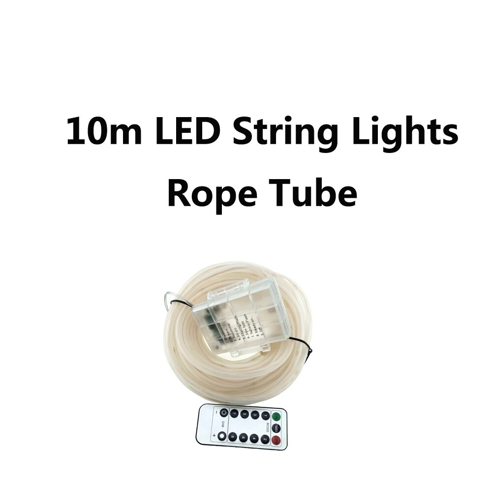 LED String Light Remote Control Rope Tube USB/Batt... – Vicedeal