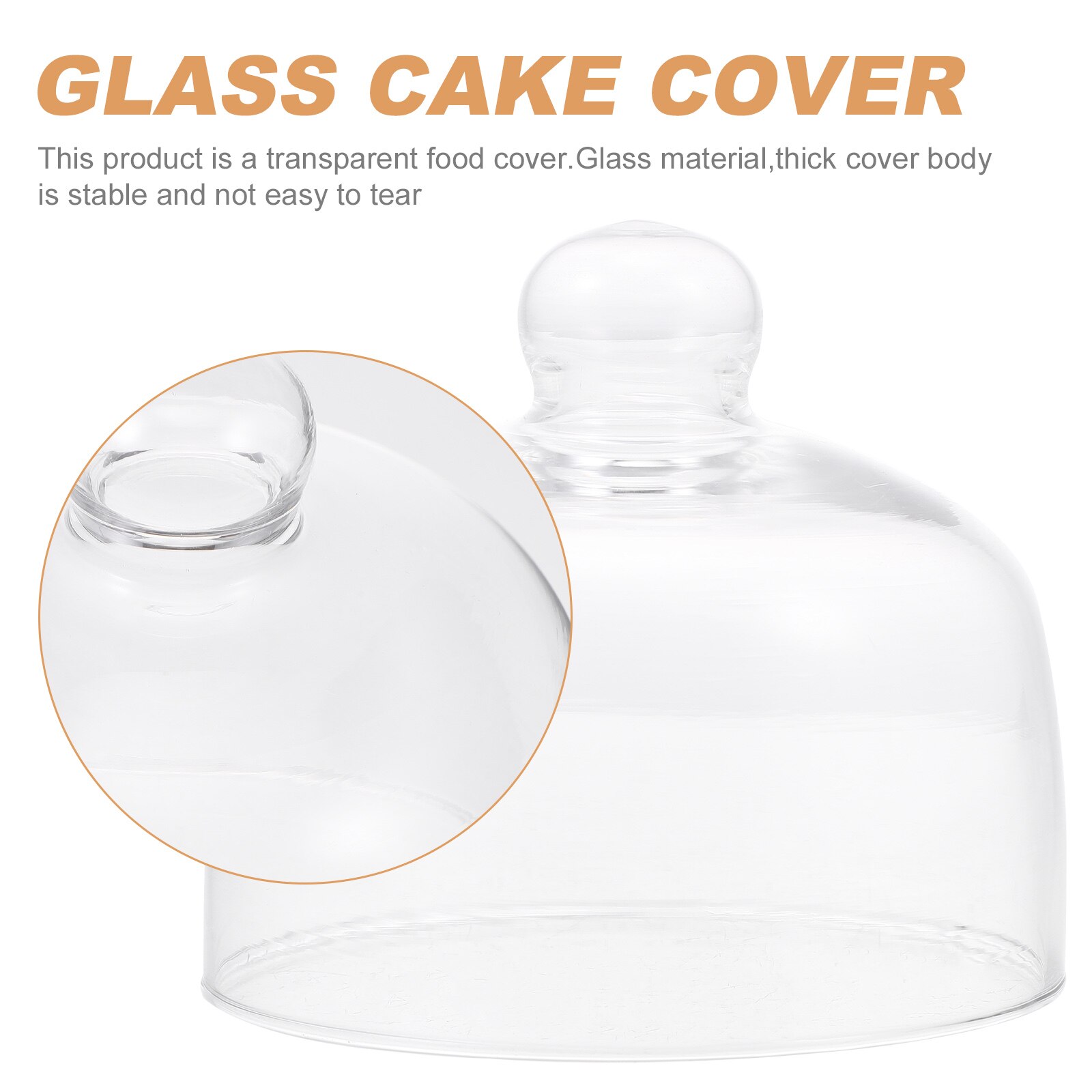 Cake Glass Cover Dessert Cover Cake Fresh-keeping Cover Food Cover