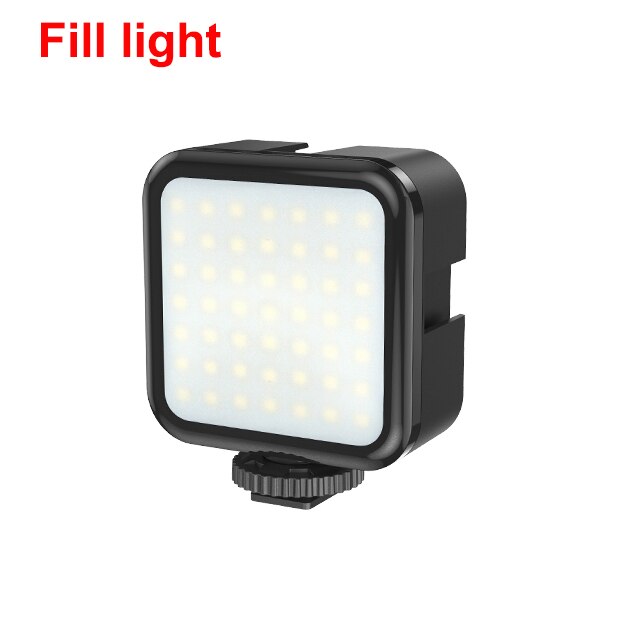 MAMEN Smartphone & Camera Vlogging Studio Kits Video Shooting Photography Suit with Microphone LED Fill Light Mini Tripod: Only fill light