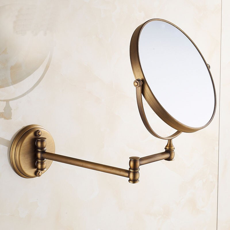 Make up mirror copper cosmetic mirror wall mounted... – Vicedeal