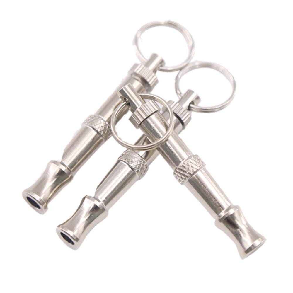 Silbato de entrenamiento obediencia perro ultrasónico sonido supersónico repelente césped dejar de ladrar silbatos para perro material para entrenamiento de perro