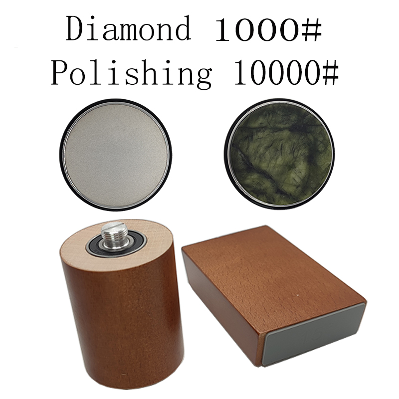 Rollmesser-Schärfset zum Schärfen gerader Rollenmesser mit Industrie-Diamanten, Kochmesser-einstellen: Blau